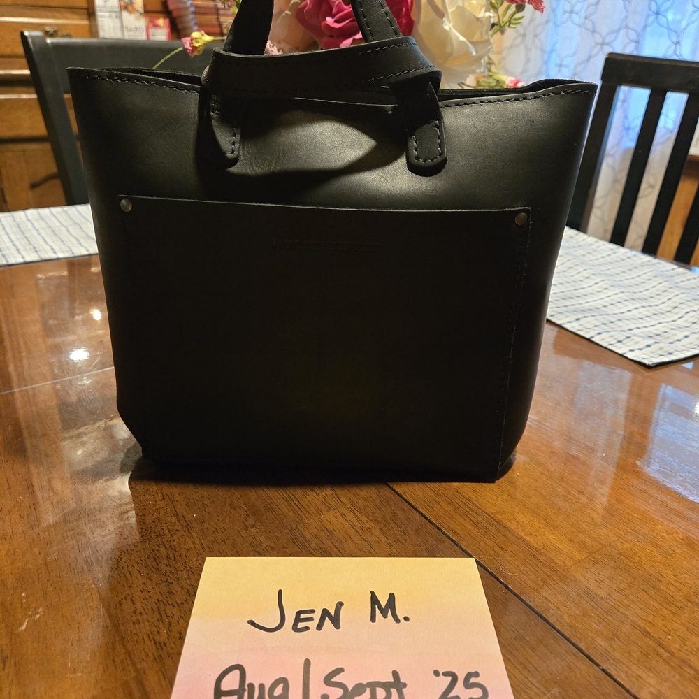 Portland Leather Mini Zip Crossbody Tote